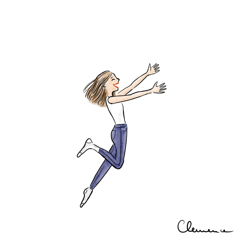 Clemence de Fleurian clemencef illustrations illustration illustratrice paris parisienne happy mood