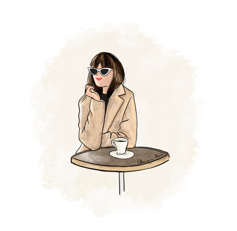 Un café bien serré ! Clémence Aimé illustration Paris